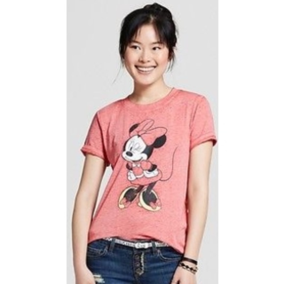 Disney Tops - Women's Disney Minnie Mouse Wink Graphic T-Shirt M Disney Tops - Women's Disney Minnie Mouse Wink Graphic T-Shirt M